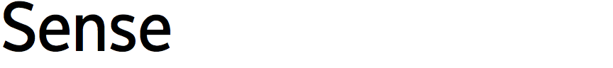 Sense