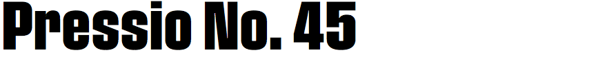 Pressio No. 45