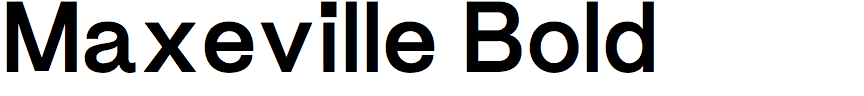 Maxeville Bold
