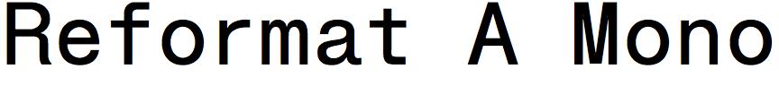 Reformat A Mono