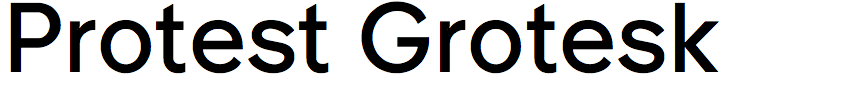 Protest Grotesk