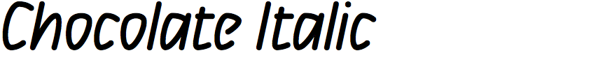 Chocolate Italic