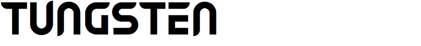 Tungsten (Sparklefonts)