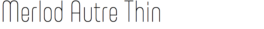 Merlod Autre Thin