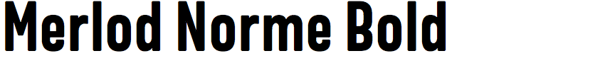 Merlod Norme Bold