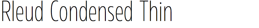 Rleud Condensed Thin