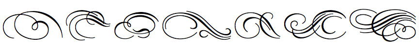 Carioca Script Flourishes