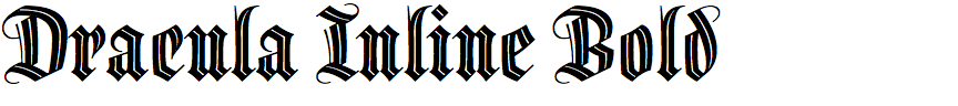 Dracula Inline Bold