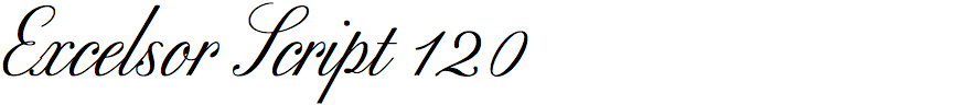 Excelsor Script 120