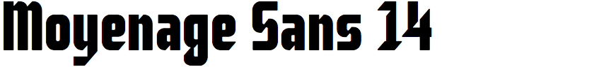 Moyenage Sans 14