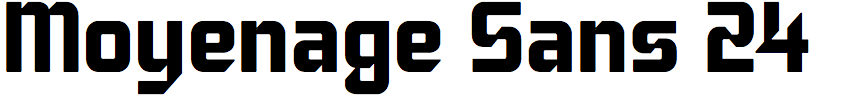 Moyenage Sans 24