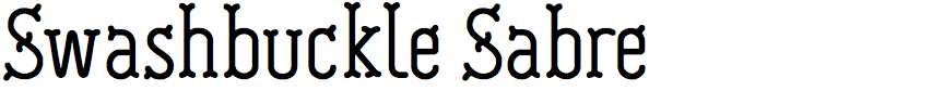 Swashbuckle Sabre