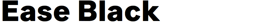 Ease Black