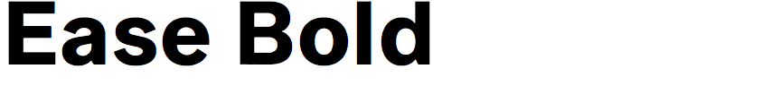 Ease Bold