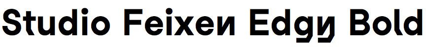 Studio Feixen Edgy Bold
