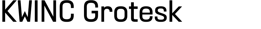 KWINC Grotesk