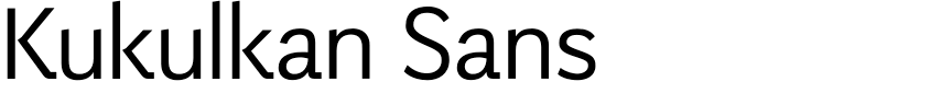 Kukulkan Sans