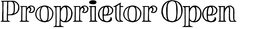 Proprietor Open