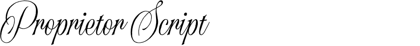 Proprietor Script