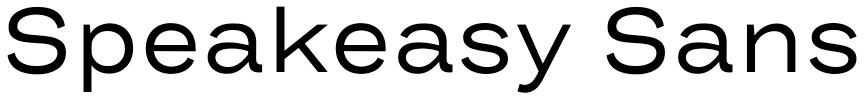 Speakeasy Sans