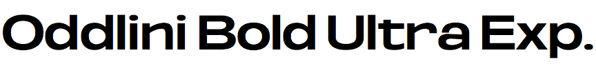 Oddlini Bold Ultra Expanded