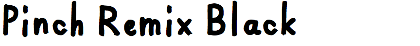 Pinch Remix Black