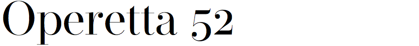 Operetta 52