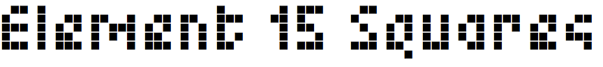 Element 15 Squares