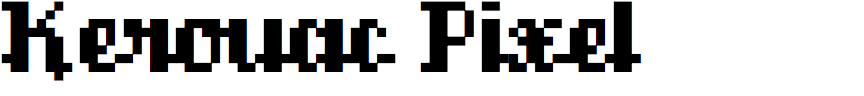 Kerouac Pixel