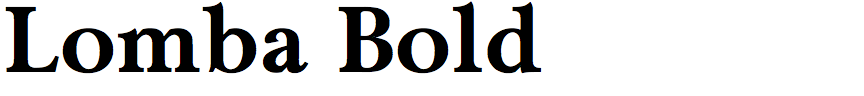 Lomba Bold