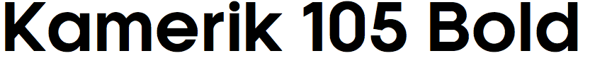 Kamerik 105 Bold