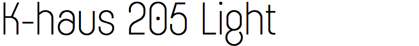 K-haus 205 Light