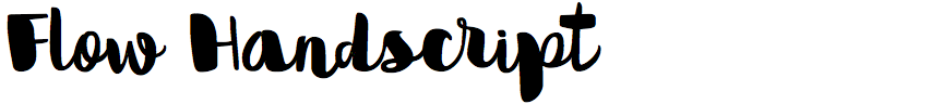 Flow Handscript