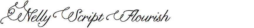 Nelly Script Flourish