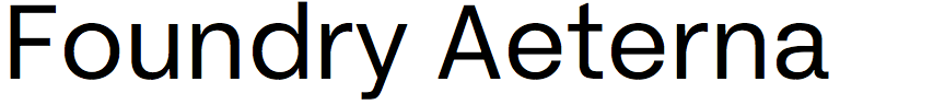 Foundry Aeterna