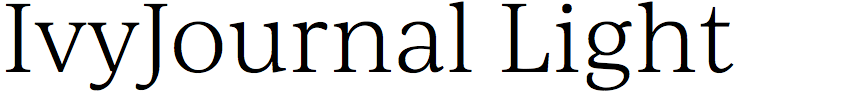 IvyJournal Light