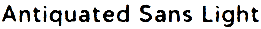 Antiquated Sans Light