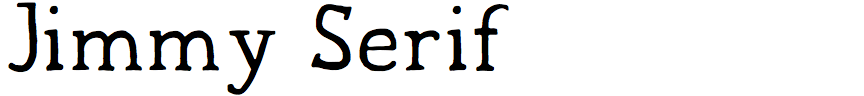 Jimmy Serif