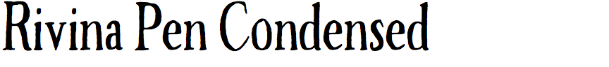 Rivina Pen Condensed