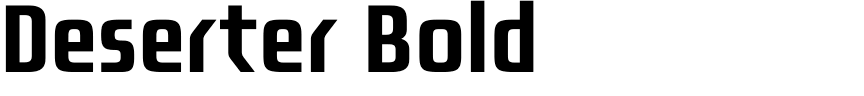 Deserter Bold