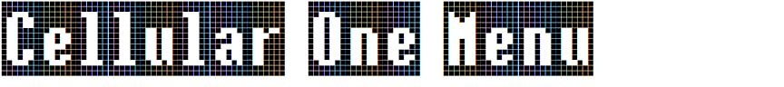 Cellular One Menu