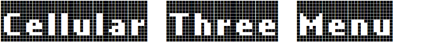 Cellular Three Menu