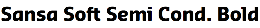 Sansa Soft Semi Condensed Bold