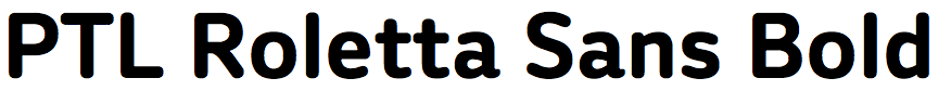 PTL Roletta Sans Bold