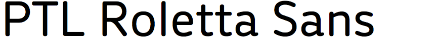 PTL Roletta Sans