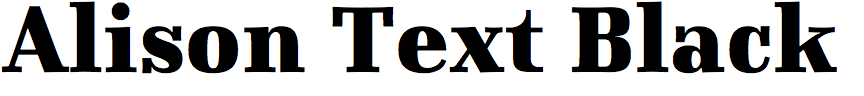 Alison Text Black