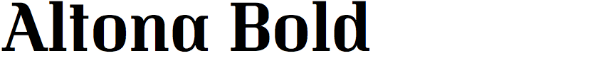 Altona Bold