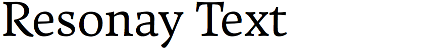 Resonay Text