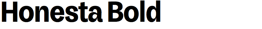 Honesta Bold