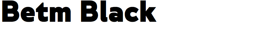 Betm Black